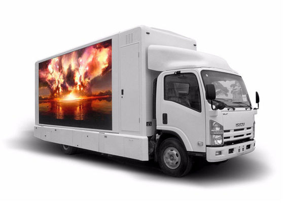 Mobiele de Vrachtwagen LEIDENE van IP54 P10mm 960*960mm Vertoning voor Beweegbare Reclame
